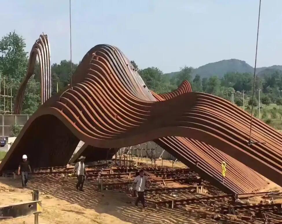 东方耐候钢板雕塑