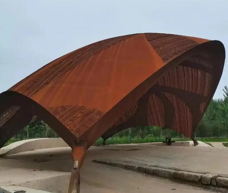 东方耐候钢幕墙案例